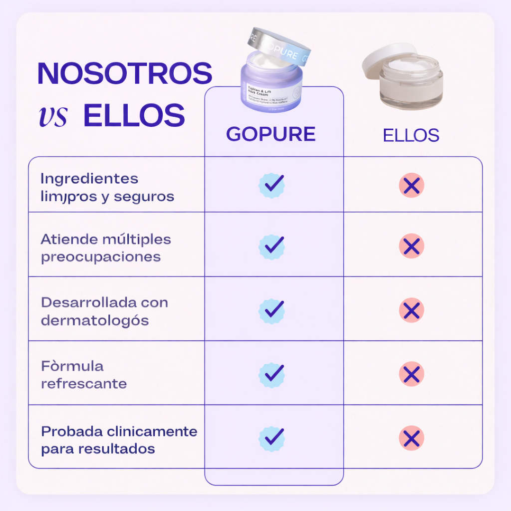 GO PURE; CREMA REAFIRMANTE